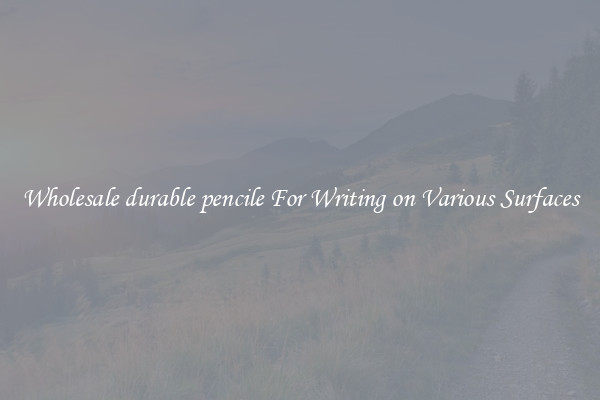 Wholesale durable pencile For Writing on Various Surfaces