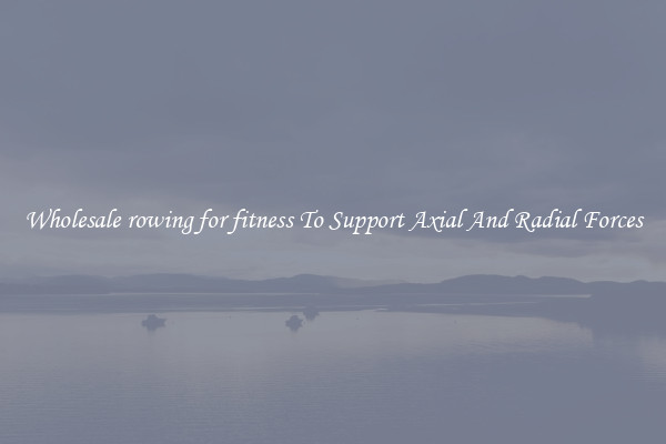 Wholesale rowing for fitness To Support Axial And Radial Forces