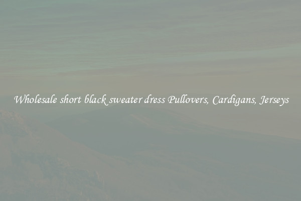 Wholesale short black sweater dress Pullovers, Cardigans, Jerseys