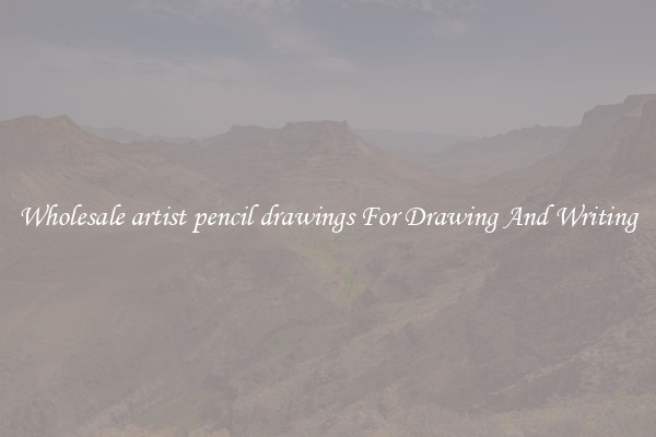 Wholesale artist pencil drawings For Drawing And Writing